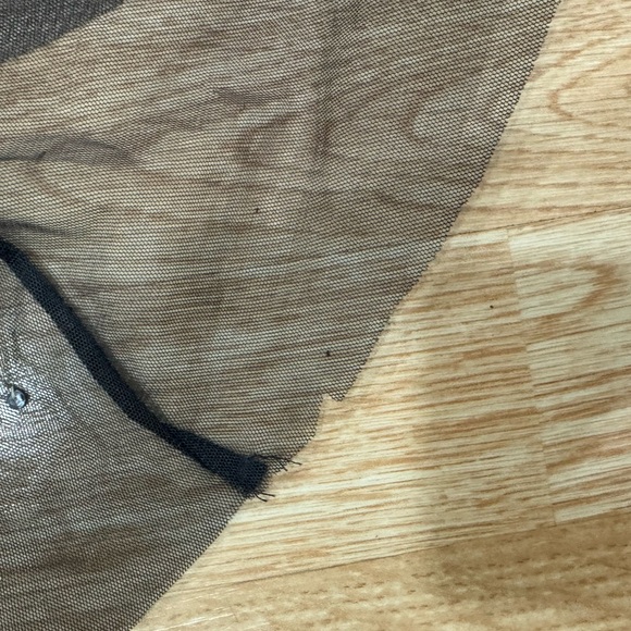 graphite & taupe Adrianna Papell Beaded sequins Mermaid Mesh Gown size 2 petite - Picture 14 of 16